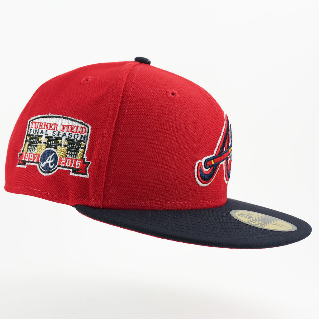 New Era 59Fifty Atlanta Braves Turner Field hotsell Side Patch Fitted Hat - 7 1/2