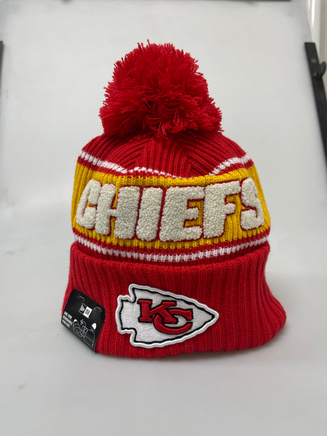 Kansas City NFL Chiefs 2024 Cold Weather Sport Pom Knit Kansas City NFL Chiefs 2024 Cold Weather Sport Pom Knit