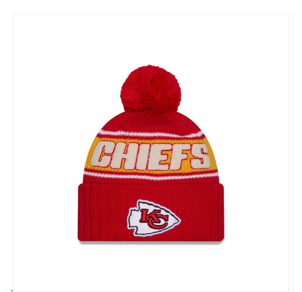 Kansas City NFL Chiefs 2024 Cold Weather Sport Pom Knit
