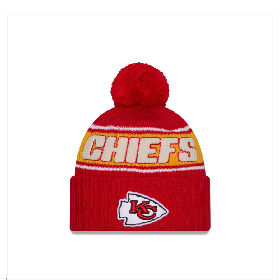 Kansas City NFL Chiefs 2024 Cold Weather Sport Pom Knit Kansas City NFL Chiefs 2024 Cold Weather Sport Pom Knit