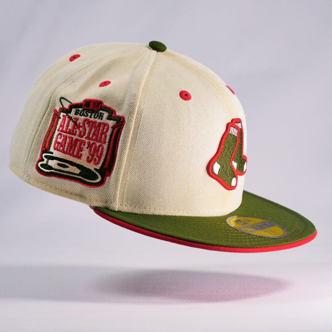 Men's Boston Red Sox New Era White/Red Cooperstown Collection 1999 MLB  All-Star Game Chrome