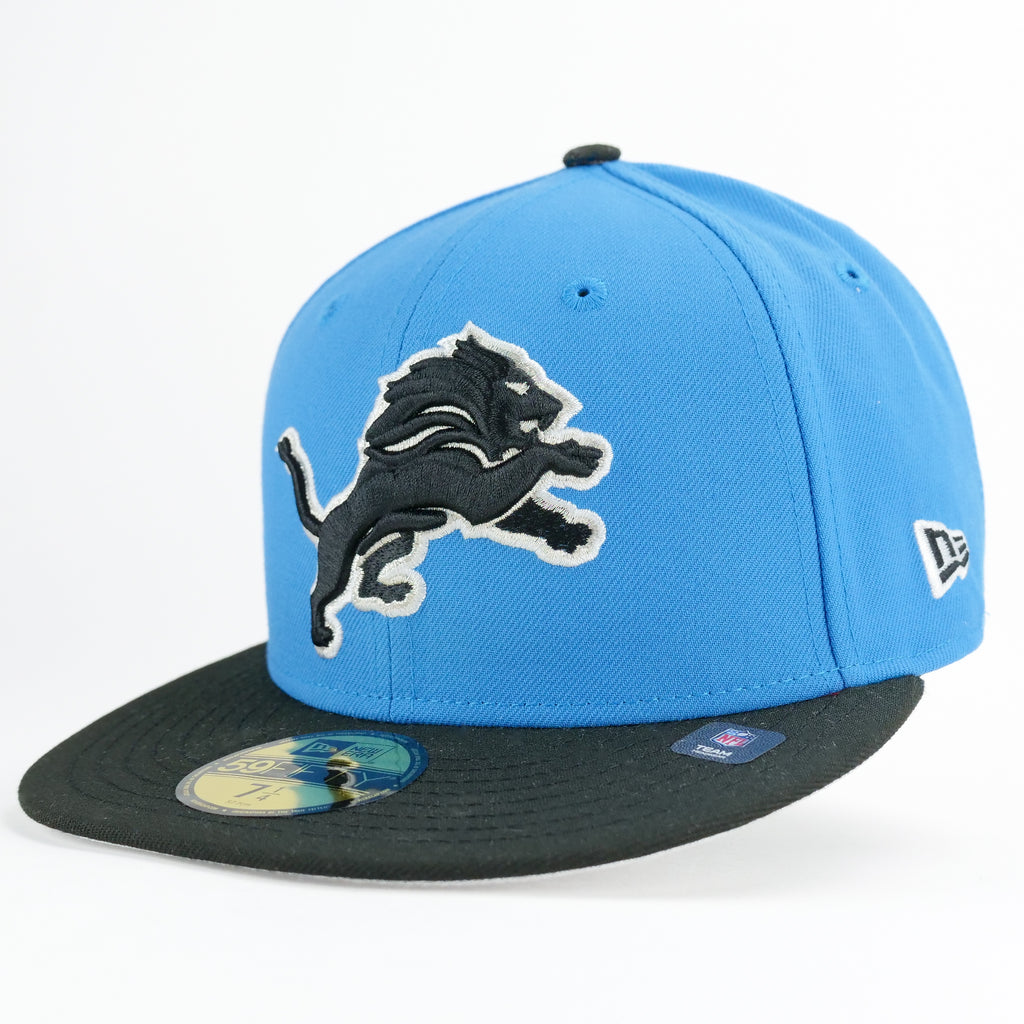 New Era NFL Custom Exclusive Fitted Detroit Lions (Blue Rush