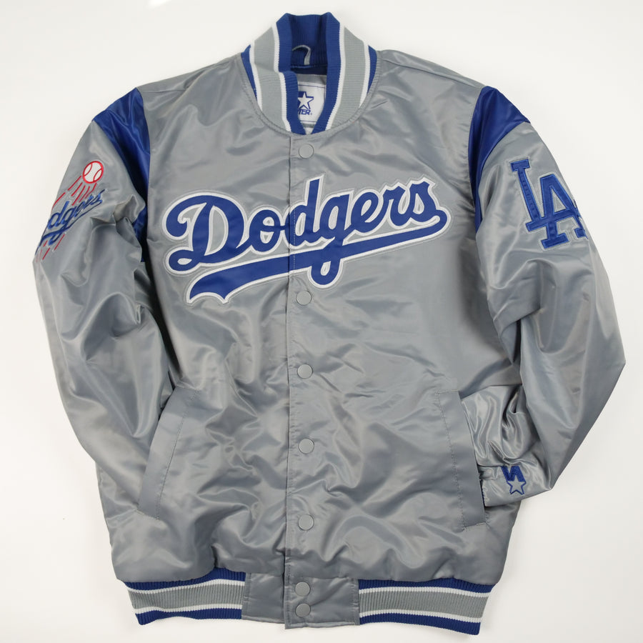 MLB Starter Satin Custom Exclusive Jacket Los Angeles Dodgers (Gray Alternate) MLB Starter Satin Custom Exclusive Jacket Los Angeles Dodgers (Gray Alternate)