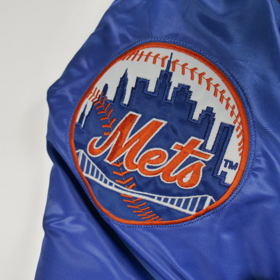 MLB Starter Satin Jacket Custom Exclusive New York Mets (Black Alternate) MLB Starter Satin Jacket Custom Exclusive New York Mets (Black Alternate)