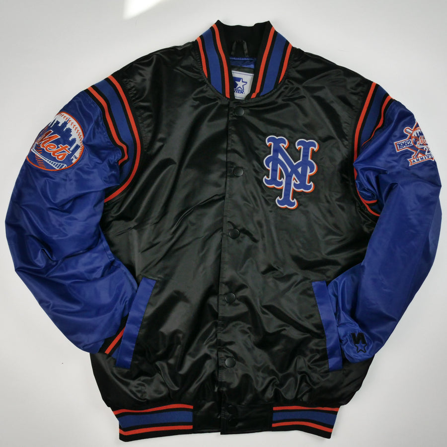MLB Starter Satin Jacket Custom Exclusive New York Mets (Black Alternate) MLB Starter Satin Jacket Custom Exclusive New York Mets (Black Alternate)