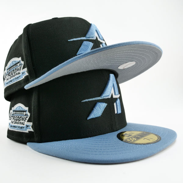New Era Fitted Custom Exclusive Houston Astros Astrodome (Black University Blue)
