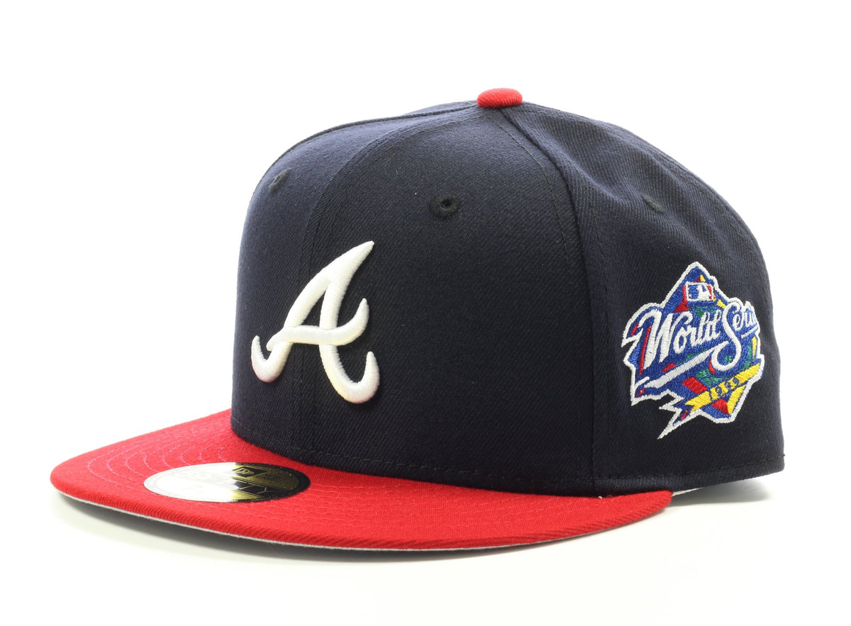 Shop New Era 59Fifty Atlanta Braves World Series Side Patch Hat