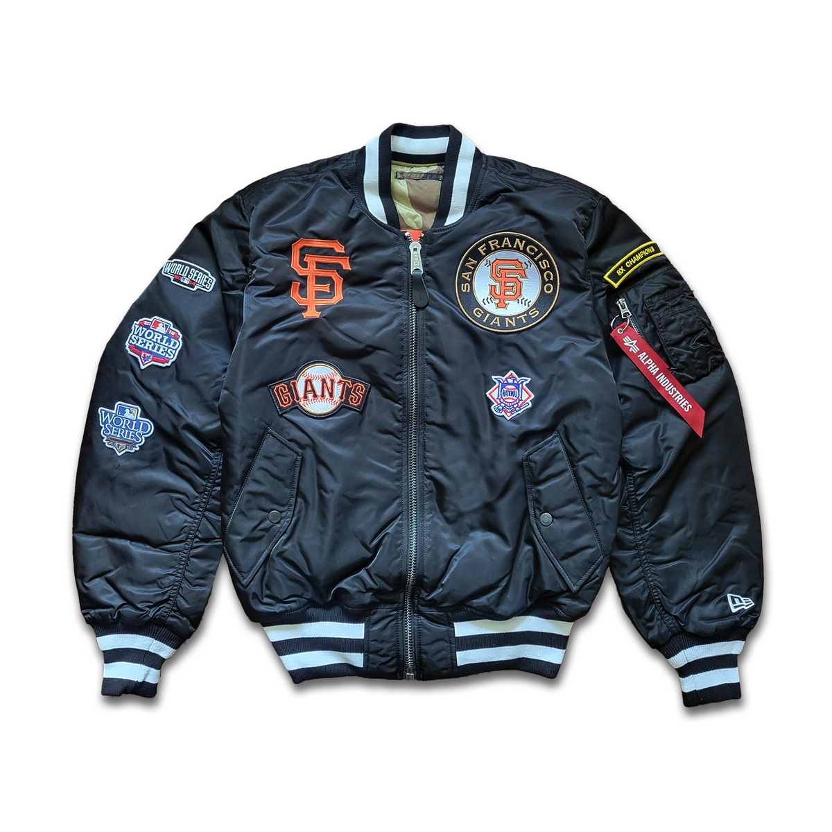 New York Giants New Era Cap X Alpha Industries EXCLUSIVE Bomber Jacket –  ECAPCITY