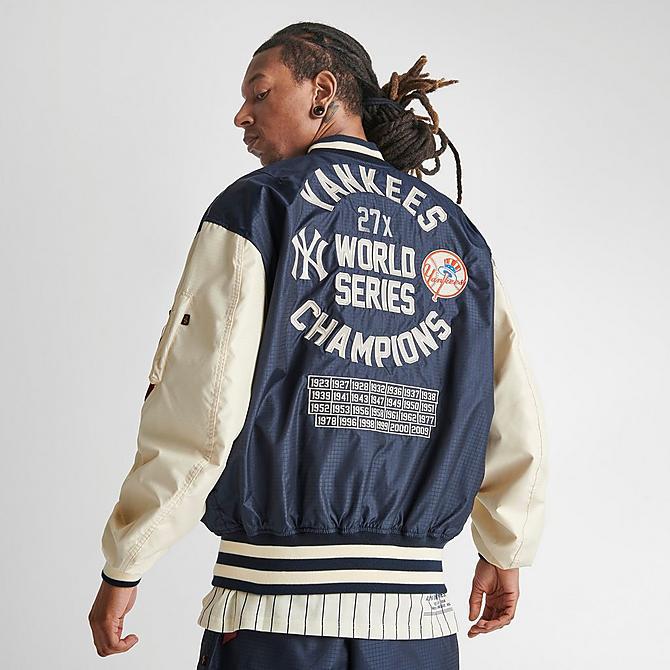 New Era New York Yankees x Alpha Industries Bomber Jacket XL / Blue