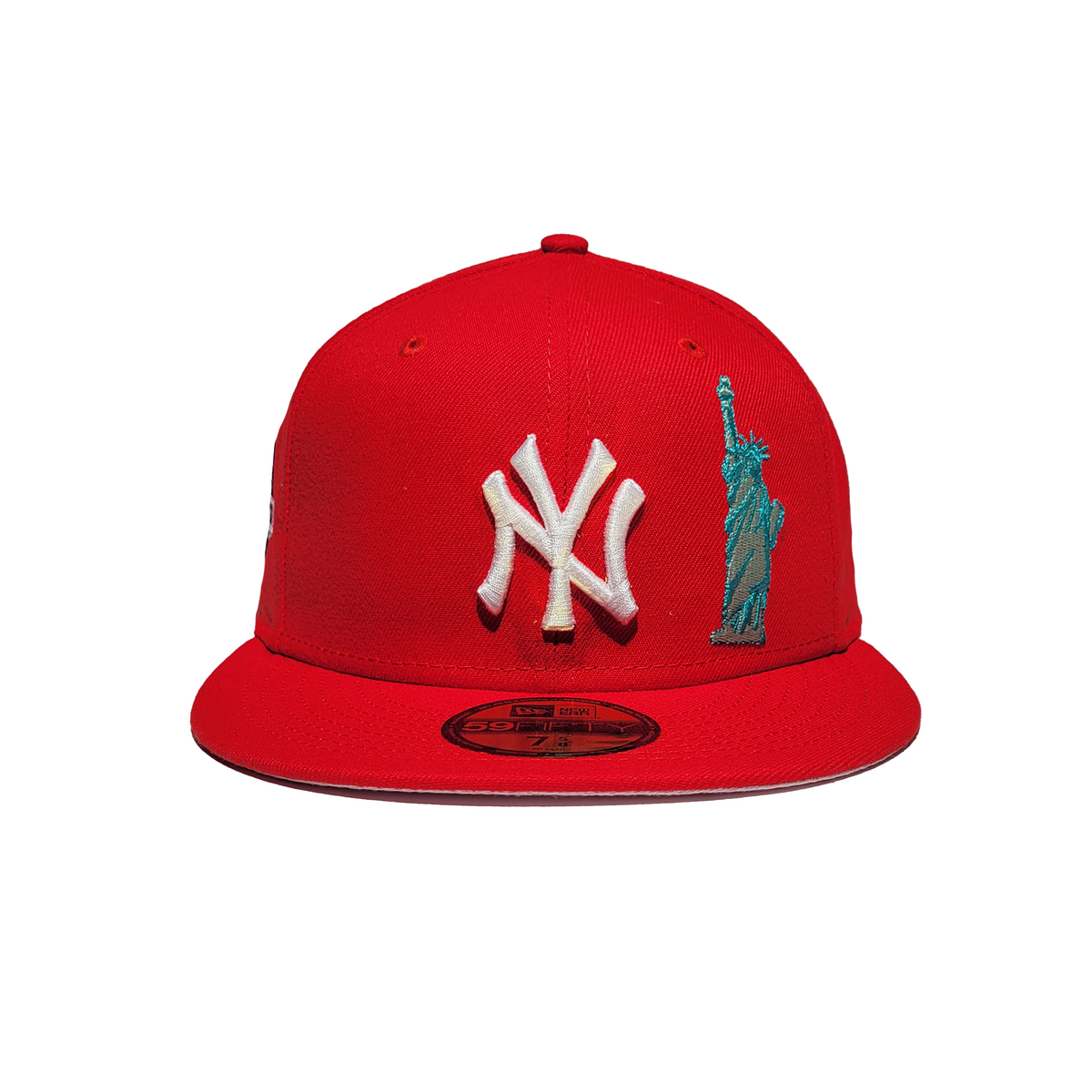 NEW YORK YANKEES STATUE OF LIBERTY BROWN ORANGE BRIM NEW ERA