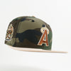 New Era Exclusive Fitted California Angels Woodland Camo 35TH Anniversary Patch