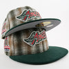 New Era Exclusive Anaheim Angels Fitted Green Plaid