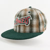 New Era Exclusive Anaheim Angels Fitted Green Plaid