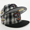 New Era Custom Fitted Arizona Diamondbacks Plaid Metallic Copper 2001 WS