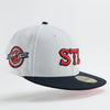 New Era Custom Exclusive Fitted Metallic Red St Louis Cardinals 100th Year Anniversary Patch