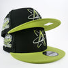 New Era Custom 950 Exclusive Snapback Minor League Isotopes Black/Volt