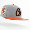 New Era Custom Exclusive Fitted Baltimore Orioles Grey Alternate 30th Anniversary Patch