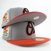 New Era Custom Exclusive Fitted Baltimore Orioles Grey Alternate 30th Anniversary Patch