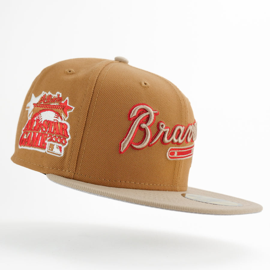 New Era Custom Exclusive Atlanta Braves 2000 All Star Game Patch ( Gingerbread)