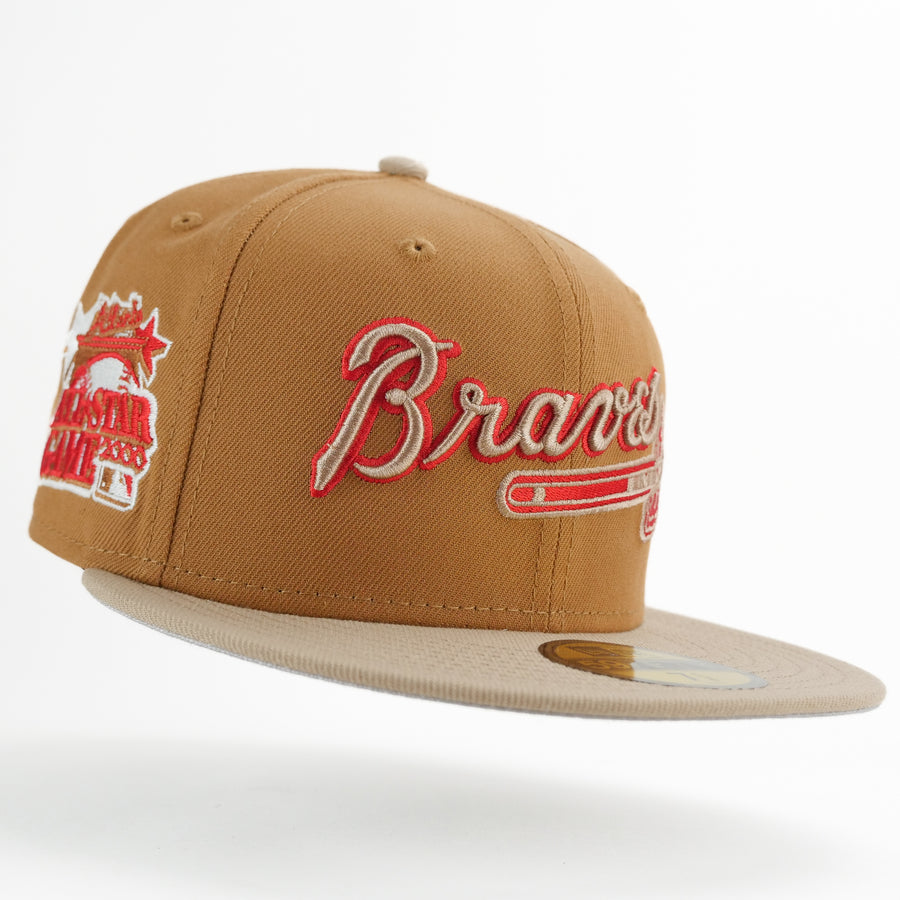 New Era Custom Exclusive Atlanta Braves 2000 All Star Game Patch ( Gingerbread)