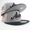 New Era Cap Custom Exclusive Fitted Houston Astros 35 Years Commemorative Patch (Gray Navy Alternate)