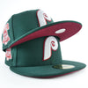 New Era Custom Exclusive 5950 Fitted Philadelphia Philles 1952 All Star Game Patch (Forrest Green)