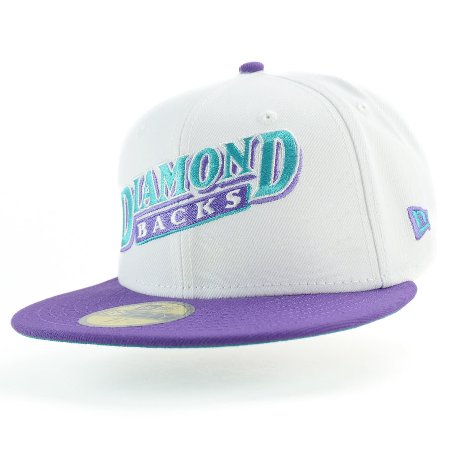 New Era Custom Exclusive 5950 Fitted Arizona Diamondbacks (Retro 5 Grapes Color Inspired) 25th Anniversary Patch