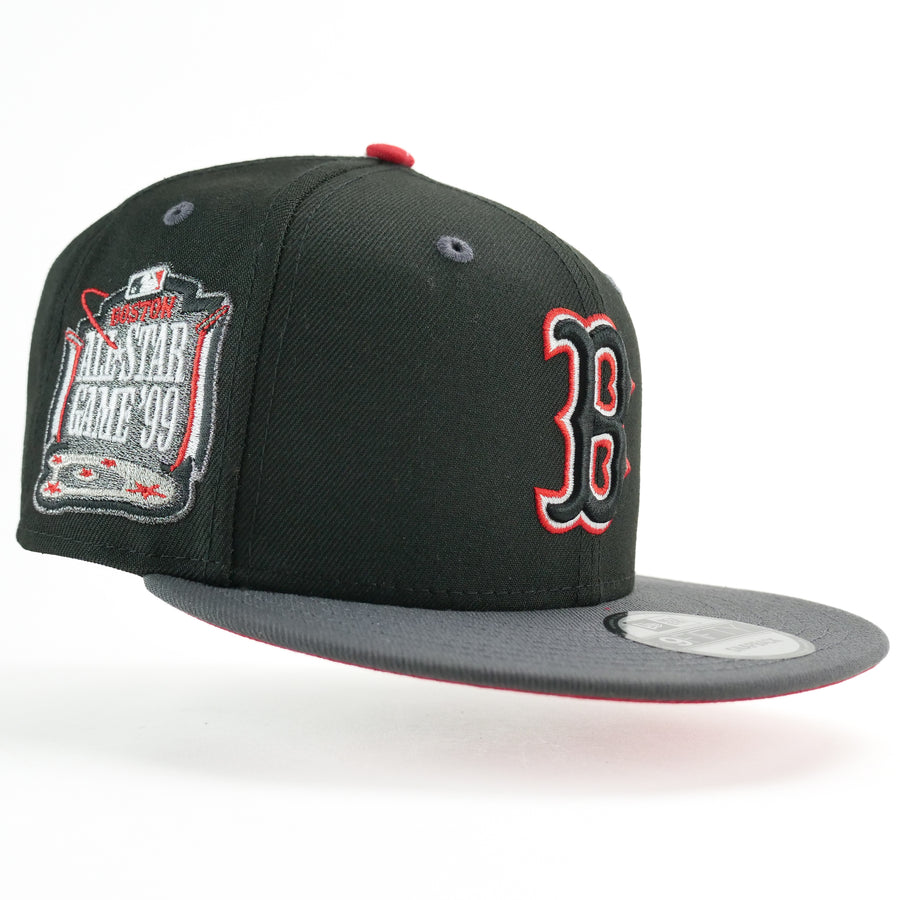 New Era Custom Exclusive 950 Snapback Boston Red Sox 1999 All Star Game Patch (Black Metallic Red )