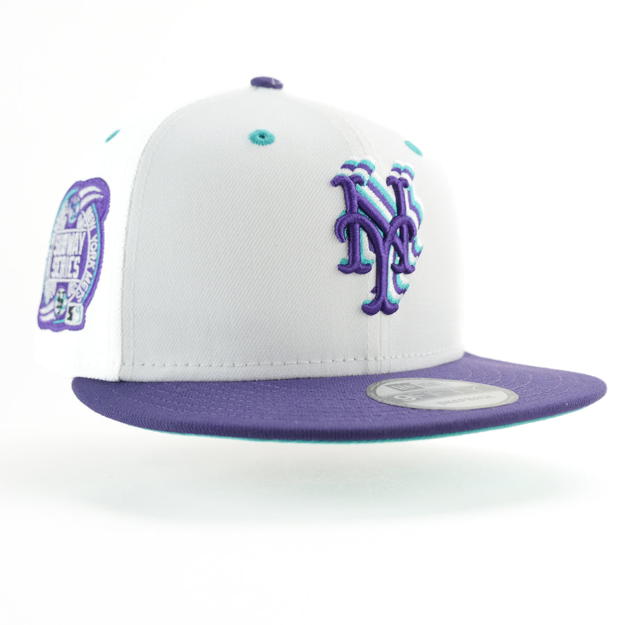 New Era Custom Exclusive 950 Snap Back New York Mets 2000 Subway Series (Grape to match Jordan Retro 5)