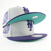 New Era Custom Exclusive 950 Snap Back New York Mets 2000 Subway Series (Grape to match Jordan Retro 5)