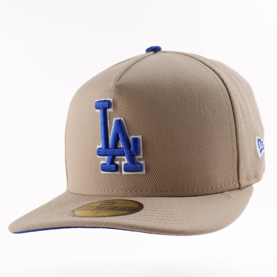 New Era Custom Exclusive A/Frame Fitted Los Angeles Dodgers 100th Anniversary Patch