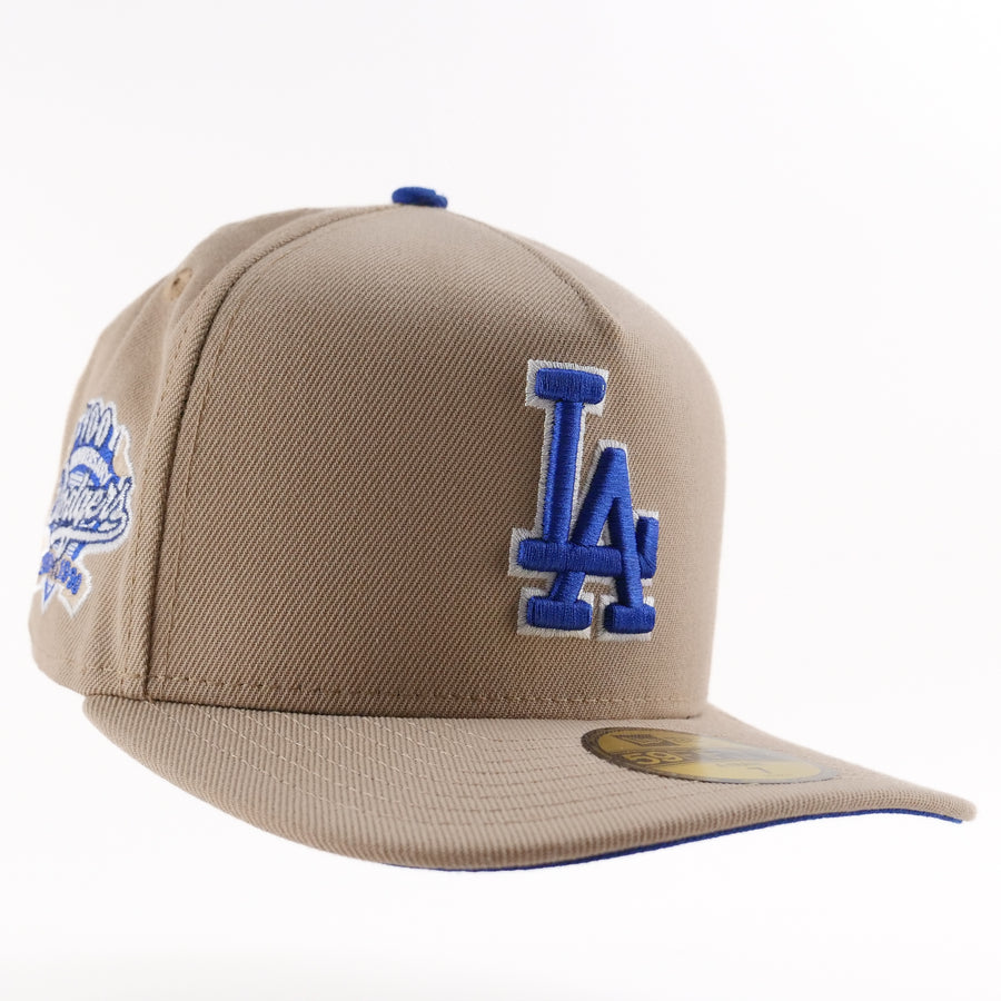 New Era Custom Exclusive A/Frame Fitted Los Angeles Dodgers 100th Anniversary Patch