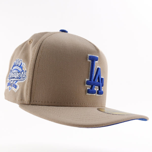 New Era Custom Exclusive A/Frame Fitted Los Angeles Dodgers 100th Anniversary Patch