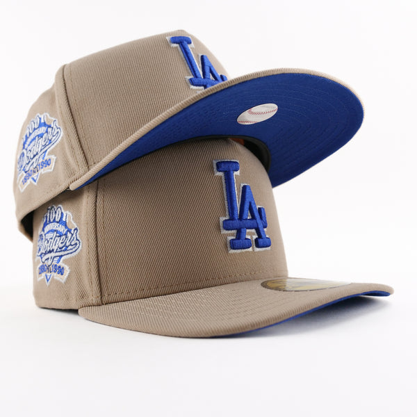 New Era Custom Exclusive A/Frame Fitted Los Angeles Dodgers 100th Anniversary Patch
