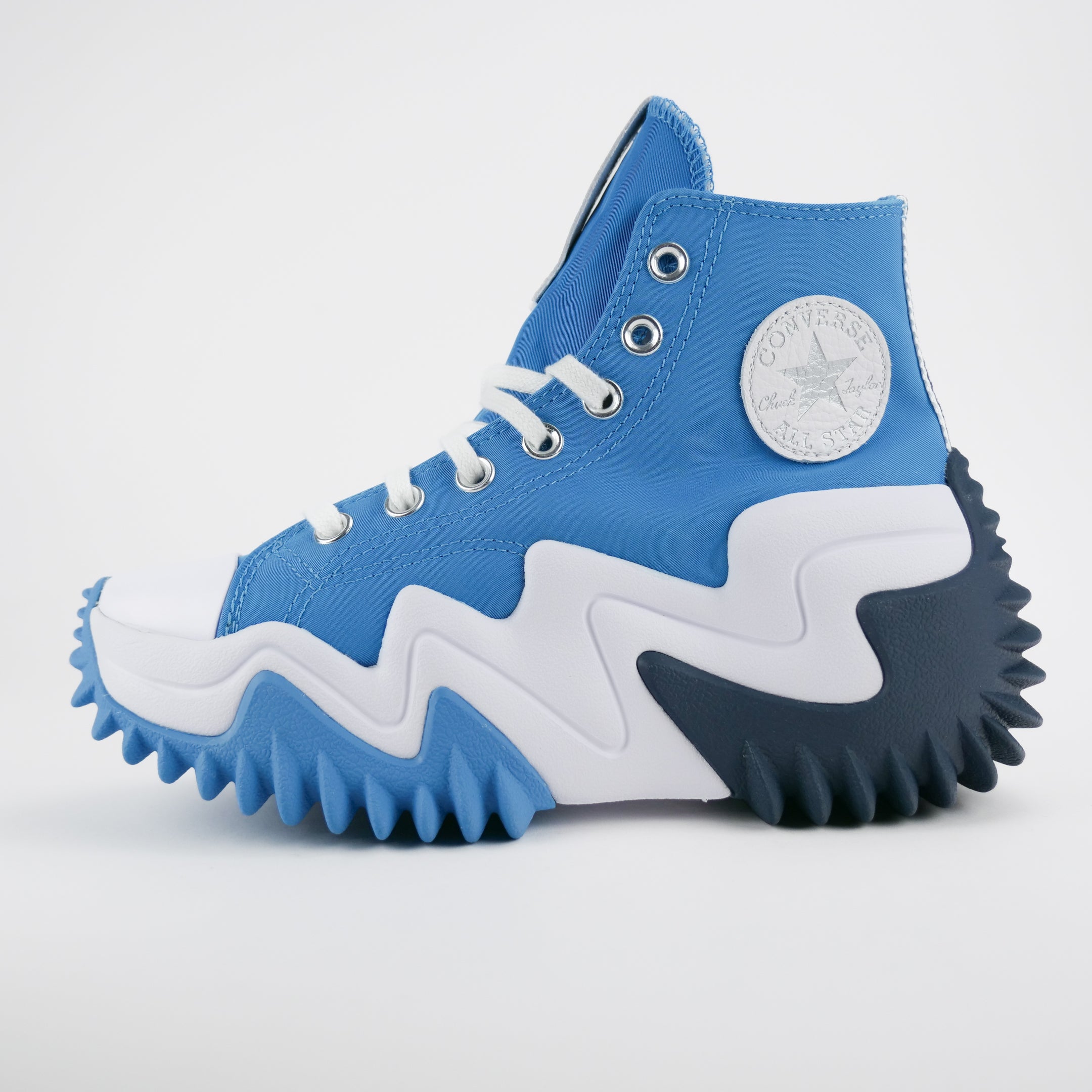 靴 Converse Run Star Motion Platform High Run Star Motion CX Platform High Dial Up Blue