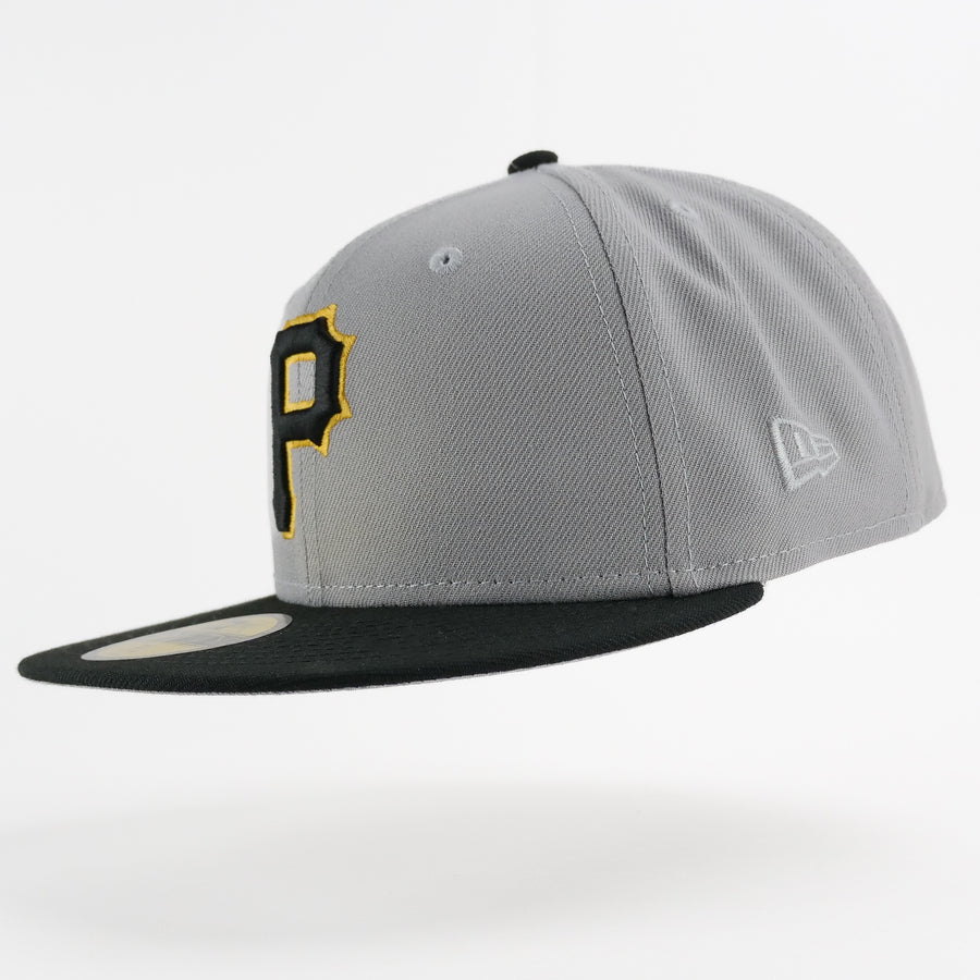 New Era Custom Exclusive Fitted Grey Pittsburgh Pirates Alternate 1903 WS Patch Cap