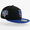 New Era Custom Exclusive Fitted New York Mets Black Alternate Royal Visor 2000 WS