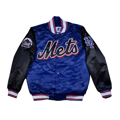 New York Mets Starter Exclusive Custom Satin Jacket – Magic Sneaker