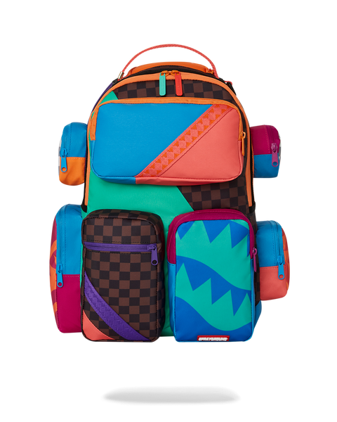 Sprayground Alpha Navigator Money Check Monte Carlo Backpack