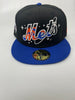 New Era Fitted Custom Exclusive New York Mets Black Alternate Galaxy 2000 World Series Patch