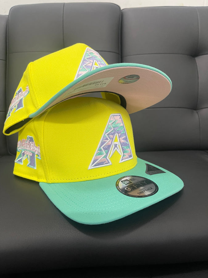 New Era Custom Exclusive A/Frame Snapback Arizona Diamondbacks (Easter)
