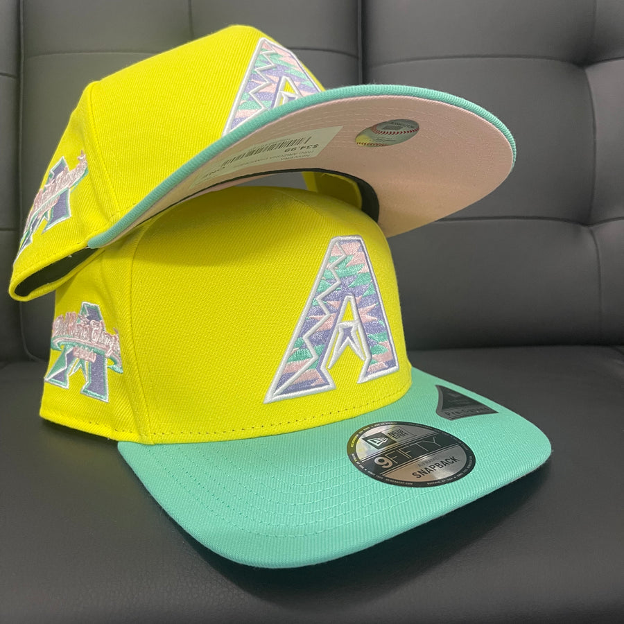 New Era Custom Exclusive A/Frame Snapback Arizona Diamondbacks (Easter)