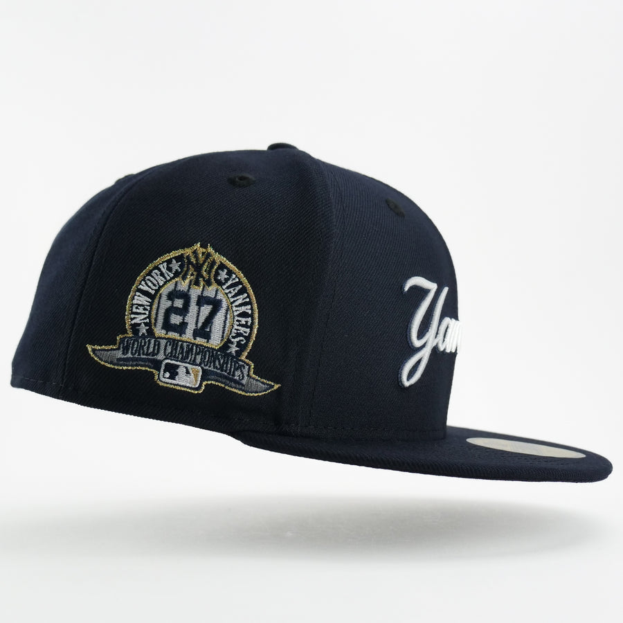 New Era Custom Exclusive 5950 Fitted New York Yankees 27X Champions Patch