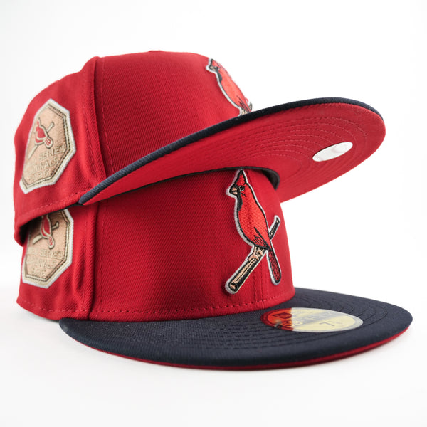 St.Louis Cardinals New Era Alternate 2 Authentic On Field 59FIFTY - Bonnet ajusté - Marine / Rouge St.Louis Cardinals New Era Alternate 2 Authentic On Field 59FIFTY - Bonnet ajusté - Marine / Rouge