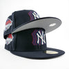 New Era Fitted Custom Exclusive New York Yankees Metallic Shock Wave 1999 WS Patch