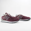 New Balance 574 Core Burgundy/White/Grey