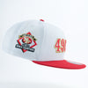 New Era 950 San Francisco 49ERS Metallic Custom Snap Back (Back2 Back Champions 88-89)