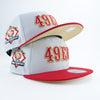 New Era 950 San Francisco 49ERS Metallic Custom Snap Back (Back2 Back Champions 88-89)