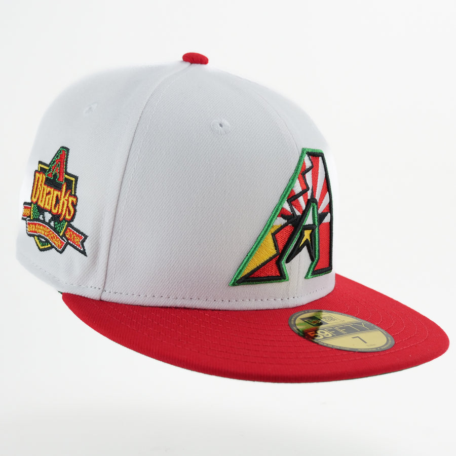 New Era Arizona Diamondbacks Custom Exclusive 5950 10th Anniversary Patch (Retro 7 Hare Color Inspired)