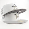 New Era Custom Exclusive 5950 Houston Astros (White Metallic Silver Shockwave) 20 Years Coammerative Patch